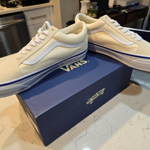 Vans Premium Old Skool 36 Off White VN000CNGOFW Men's Size 12 Shoes Skate NEW - Picture 3 of 11